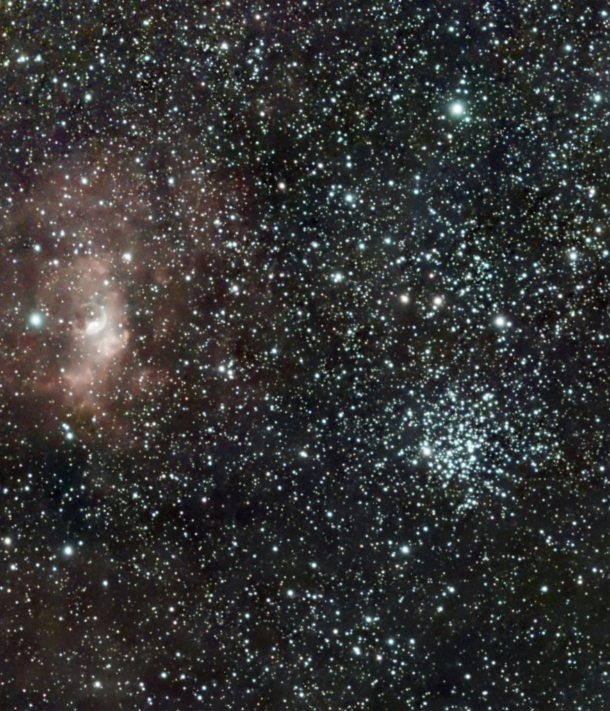 The Bubble Nebula and M52 Mosaic