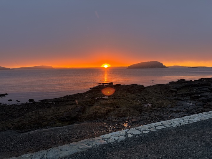 Bar Harbor Maine, Sunset
