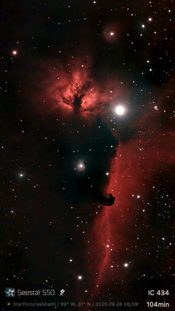 Horse Head Flaming Star Sept 28 SFRO