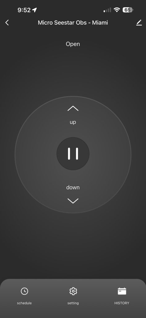 Tuya app screenshot