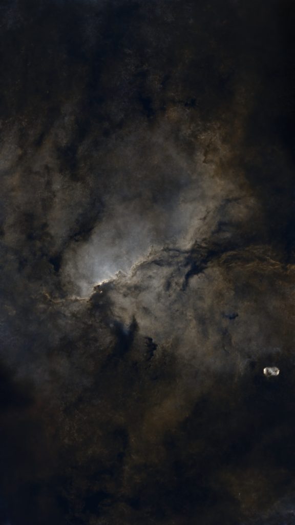 Dragons of Ara NGC 6188 S30 Pro 858 ten sec subs 9-2026