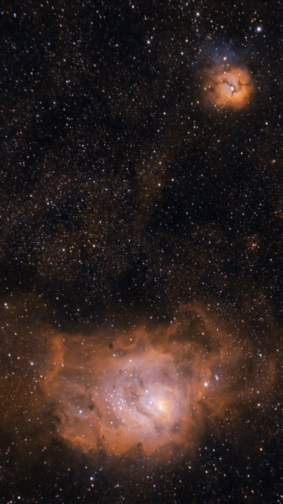 M8-M20 captured from Zulu Alpha Remote Observatory